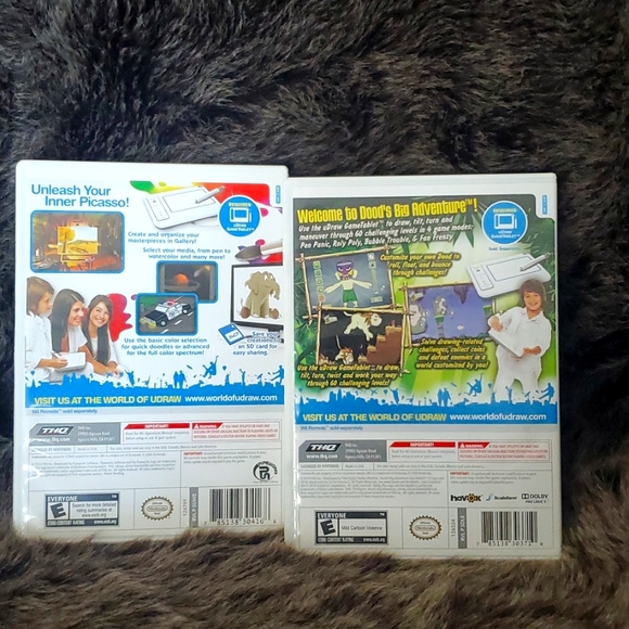 2 Wii- U Draw Studio/ Dood's Big Adventure - Picture 2 of 7